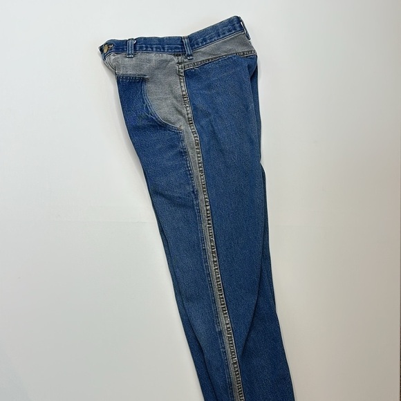 Helium Vintage 1980s Two Tone Denim Jeans - Picture 6 of 9
